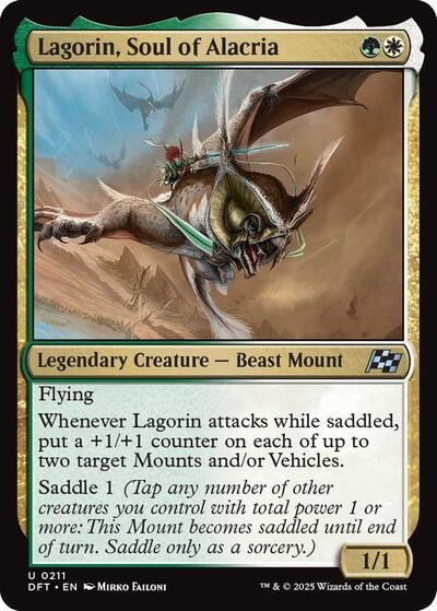 Lagorin Soul of Alacria DFT #211 (Near Mint Uncommon) Magic: The Gathering: Aetherdrift