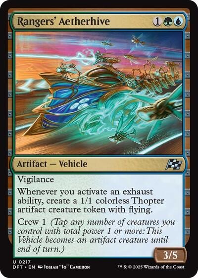 Rangers Aetherhive DFT #217 (Near Mint Uncommon) Magic: The Gathering: Aetherdrift