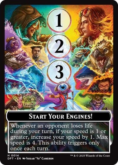 Start Your Engines Max Speed DFT #14 (Near Mint T) Magic: The Gathering: Aetherdrift