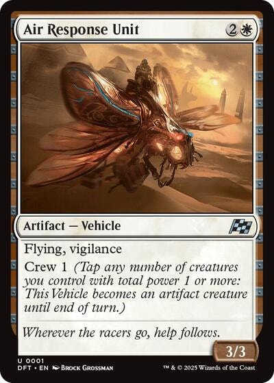 Air Response Unit DFT #1 (Near Mint Uncommon) Magic: The Gathering: Aetherdrift