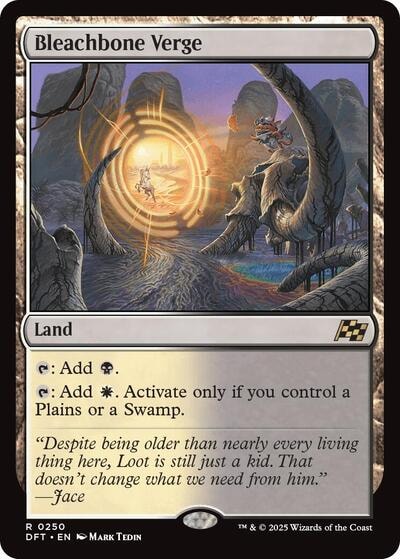 Bleachbone Verge DFT #250 (Near Mint Rare) Magic: The Gathering: Aetherdrift