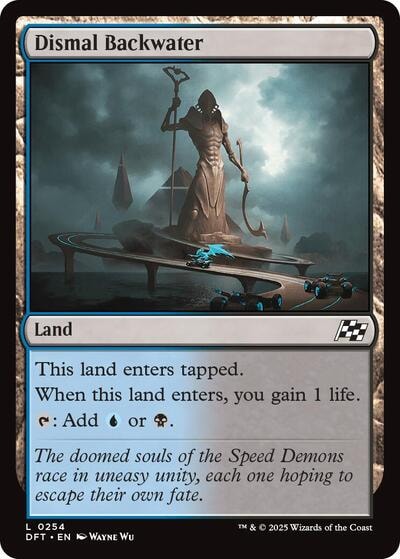 Dismal Backwater DFT #254 (Near Mint Land) Magic: The Gathering: Aetherdrift