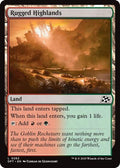 Rugged Highlands DFT #262 (Near Mint Land) Magic: The Gathering: Aetherdrift