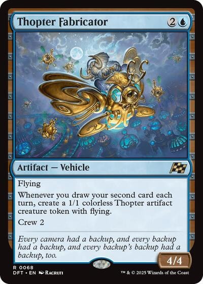 Thopter Fabricator DFT #68 (Near Mint Rare) Magic: The Gathering: Aetherdrift