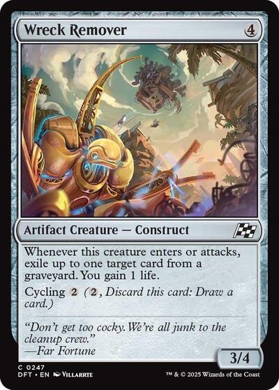 Wreck Remover DFT #247 (Near Mint Common) Magic: The Gathering: Aetherdrift
