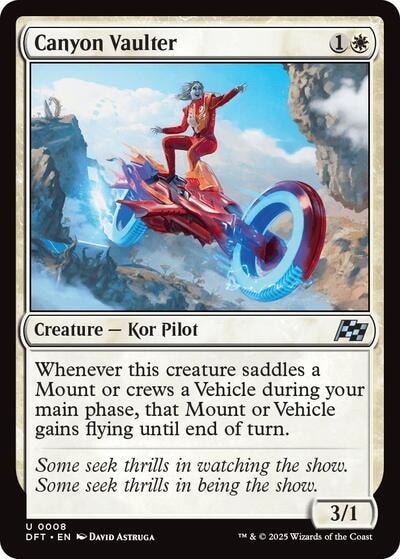 Canyon Vaulter DFT #8 (Near Mint Uncommon) Magic: The Gathering: Aetherdrift