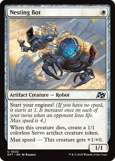 Nesting Bot DFT #22 (Near Mint Uncommon) Magic: The Gathering: Aetherdrift