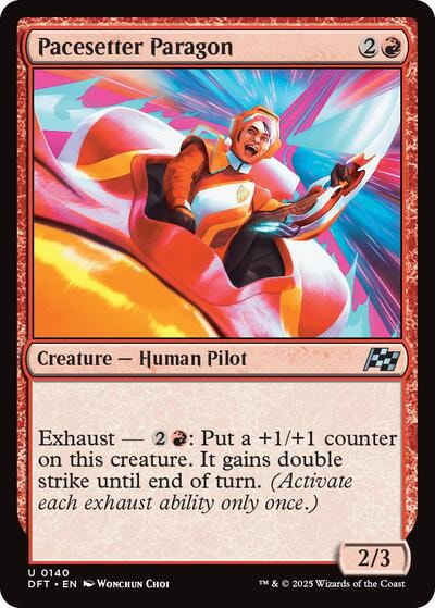 Pacesetter Paragon DFT #140 (Near Mint Uncommon) Magic: The Gathering: Aetherdrift