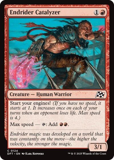 Endrider Catalyzer DFT #124 (Near Mint Common) Magic: The Gathering: Aetherdrift