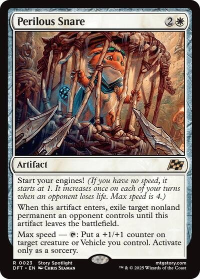 Perilous Snare DFT #23 (Near Mint Rare) Magic: The Gathering: Aetherdrift