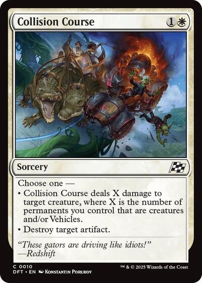 Collision Course DFT #10 (Near Mint Common) Magic: The Gathering: Aetherdrift