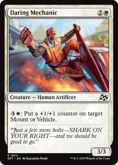 Daring Mechanic DFT #11 (Near Mint Common) Magic: The Gathering: Aetherdrift