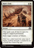 Rides End DFT #25 (Near Mint Common) Magic: The Gathering: Aetherdrift