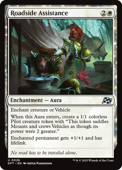 Roadside Assistance DFT #26 (Near Mint Uncommon) Magic: The Gathering: Aetherdrift