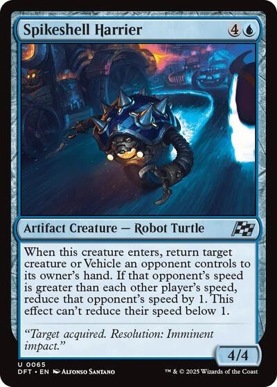 Spikeshell Harrier DFT #65 (Near Mint Uncommon) Magic: The Gathering: Aetherdrift