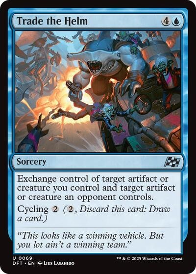 Trade the Helm DFT #69 (Near Mint Uncommon) Magic: The Gathering: Aetherdrift