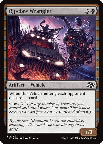 Ripclaw Wrangler DFT #101 (Near Mint Common) Magic: The Gathering: Aetherdrift