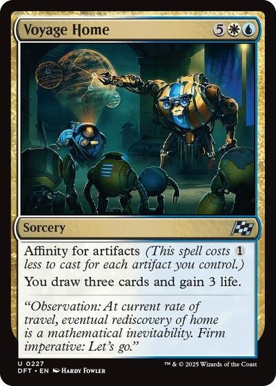 Voyage Home DFT #227 (Near Mint Uncommon) Magic: The Gathering: Aetherdrift