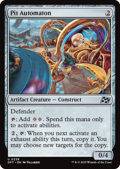 Pit Automaton DFT #238 (Near Mint Uncommon) Magic: The Gathering: Aetherdrift