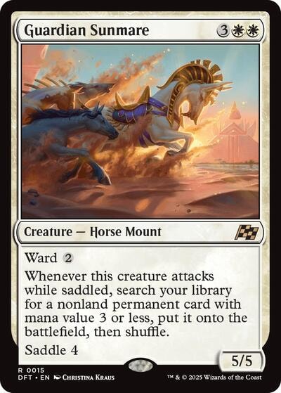 Guardian Sunmare DFT #15 (Near Mint Rare) Magic: The Gathering: Aetherdrift