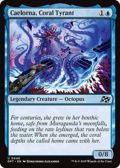 Caelorna Coral Tyrant DFT #40 (Near Mint Uncommon) Magic: The Gathering: Aetherdrift