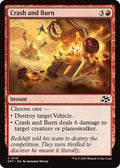 Crash and Burn DFT #119 (Near Mint Common) Magic: The Gathering: Aetherdrift