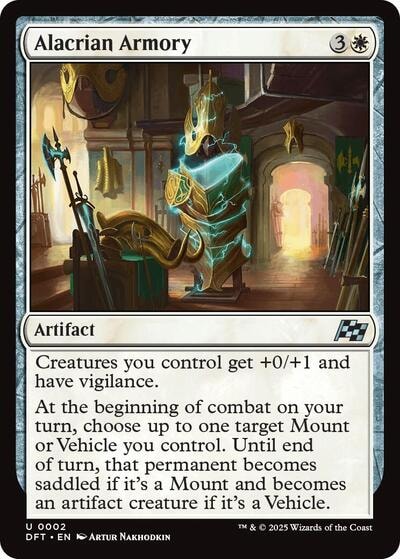 Alacrian Armory DFT #2 (Near Mint Uncommon) Magic: The Gathering: Aetherdrift