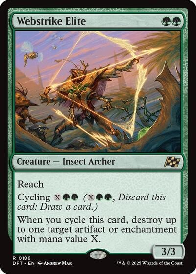 Webstrike Elite DFT #186 (Near Mint Rare) Magic: The Gathering: Aetherdrift