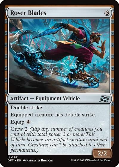 Rover Blades DFT #241 (Near Mint Uncommon) Magic: The Gathering: Aetherdrift