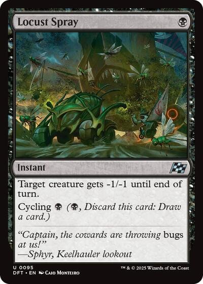 Locust Spray DFT #95 (Near Mint Uncommon) Magic: The Gathering: Aetherdrift