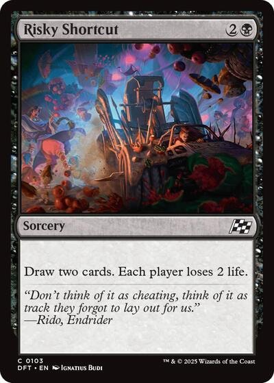 Risky Shortcut DFT #103 (Near Mint Common) Magic: The Gathering: Aetherdrift