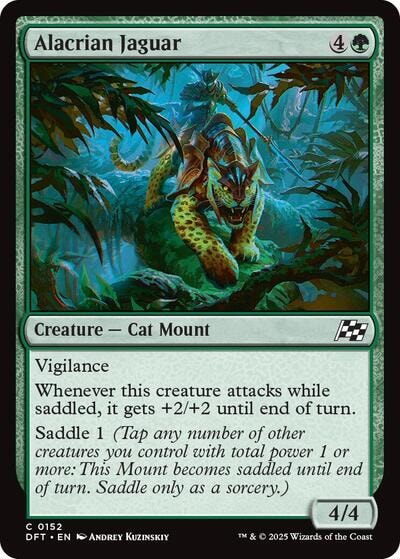 Alacrian Jaguar DFT #152 (Near Mint Common) Magic: The Gathering: Aetherdrift