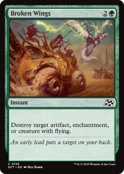 Broken Wings DFT #156 (Near Mint Common) Magic: The Gathering: Aetherdrift