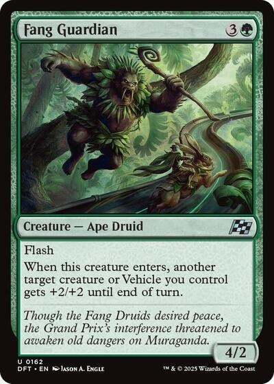 Fang Guardian DFT #162 (Near Mint Uncommon) Magic: The Gathering: Aetherdrift