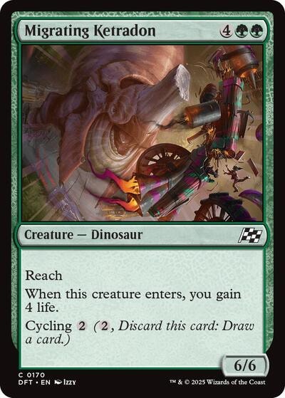 Migrating Ketradon DFT #170 (Near Mint Common) Magic: The Gathering: Aetherdrift