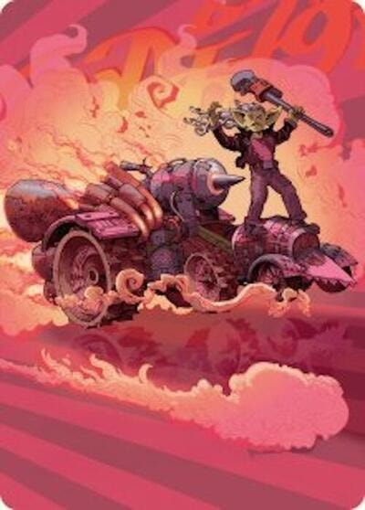 Burner Rocket Art Card ASDFT #41 (Near Mint Special) Magic: The Gathering: Art Series: Aetherdrift