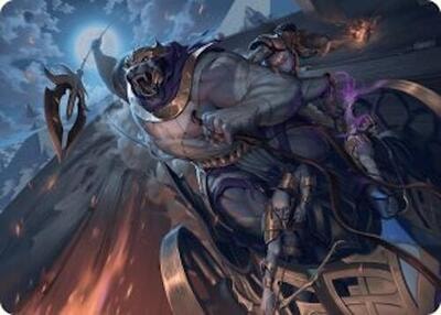 Zahur, Glory's Past Art Card ASDFT #10 (Near Mint Special) Magic: The Gathering: Art Series: Aetherdrift
