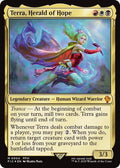 Terra Herald of Hope Foil FIC #4 (Near Mint Mythic Rare) Magic: The Gathering: Commander: FINAL FANTASY