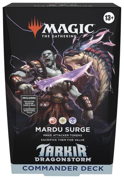 Tarkir: Dragonstorm Commander Deck - Mardu Surge TDC (Unopened) Magic: The Gathering: Commander: Tarkir: Dragonstorm