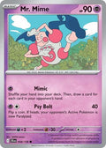Mr Mime Reverse Holofoil JTG #058/159 (Near Mint Common) Pokemon: SV09: Journey Together