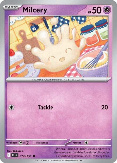 Milcery JTG #074/159 (Near Mint Common) Pokemon: SV09: Journey Together