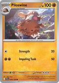 Piloswine Reverse Holofoil JTG #078/159 (Near Mint Common) Pokemon: SV09: Journey Together