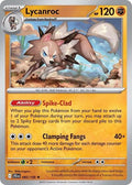Lycanroc 085 159 Holofoil JTG #085/159 (Near Mint Rare) Pokemon: SV09: Journey Together