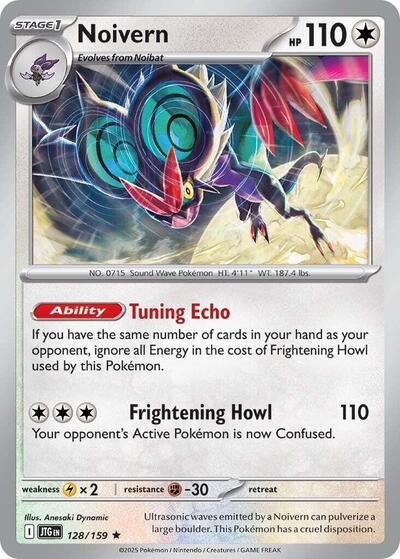 Noivern Holofoil JTG #128/159 (Near Mint Rare) Pokemon: SV09: Journey Together