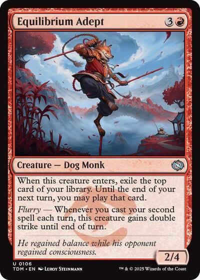Equilibrium Adept Tarkir: Dragonstorm TDM #106 (Uncommon) Magic: The Gathering: