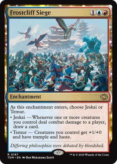 Frostcliff Siege TDM #187 (Near Mint Rare) Magic: The Gathering: Tarkir: Dragonstorm