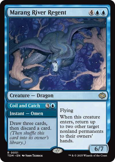 Marang River Regent TDM #51 (Near Mint Rare) Magic: The Gathering: Tarkir: Dragonstorm