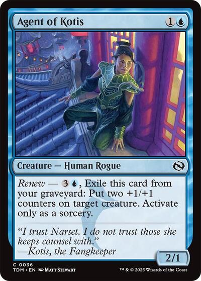 Agent of Kotis TDM #36 (Near Mint Common) Magic: The Gathering: Tarkir: Dragonstorm