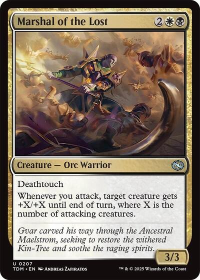 Marshal of the Lost TDM #207 (Near Mint Uncommon) Magic: The Gathering: Tarkir: Dragonstorm
