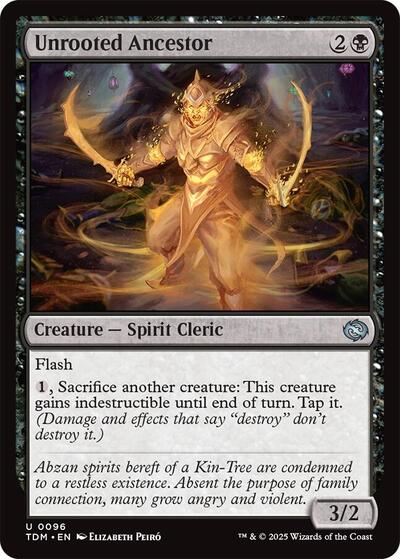 Unrooted Ancestor Tarkir: Dragonstorm TDM #96 (Uncommon) Magic: The Gathering: